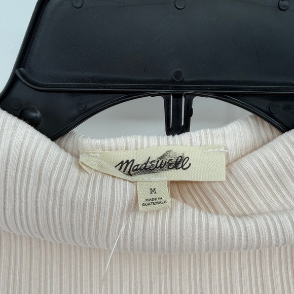 Madewell Women's Ribbed Mockneck Tank - Light Cream - Medium - New with tags - Picture 2 of 5